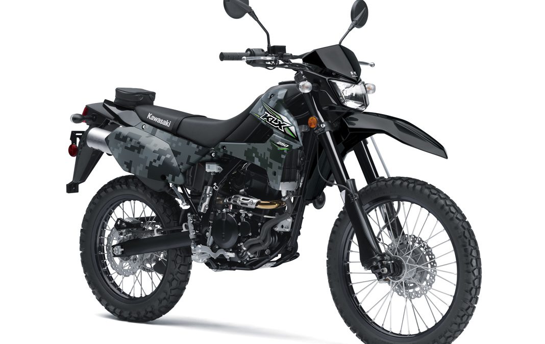 2018 KLX 250S in Camo Gray